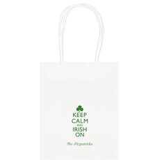 Keep Calm and Irish On Mini Twisted Handled Bags