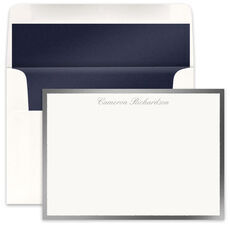 Simple Personalized Stationery for Women Elegant Note Card Set For the —  Claudia Owen