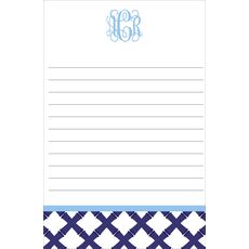 Navy Bamboo Notepads