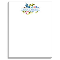 Rose of Spring Banner Notepads