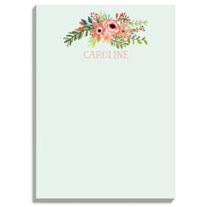 Coral Bouquet Notepads