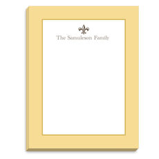 Fleur De Lis Seaglass Notepads