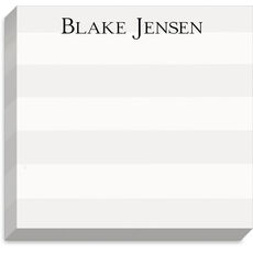 Banded Striped Memo Square Sheets - REFILL ONLY