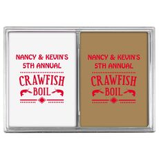 Crawfish Boil Double Deck Playing Cards