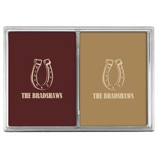 Horseshoe Luck Double Deck Playing Cards