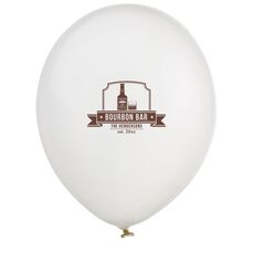 Bourbon Bar Latex Balloons
