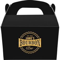 My Bourbon Bar Gable Favor Boxes