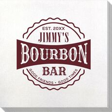 Good Friends Good Times Bourbon Bar Bamboo Luxe Napkins