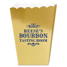 Bourbon Tasting Room Mini Popcorn Boxes