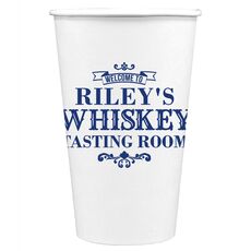 Whiskey Tasting Room Paper Coffee Cups