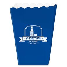 Whiskey Bar Mini Popcorn Boxes