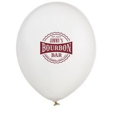 Good Friends Good Times Bourbon Bar Latex Balloons
