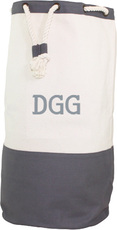 Personalized Canvas Laundry Duffel