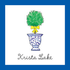 Topiary Square Stickers