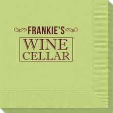 Vintage Wine Cellar Napkins
