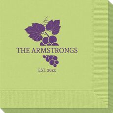 Wine Grapes Napkins