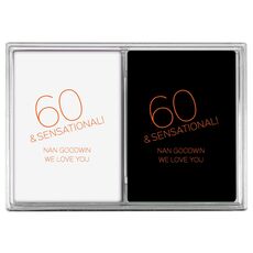 60 and Sensational Double Deck Playing Cards