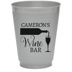 Pouring Wine Glass Colored Shatterproof Cups