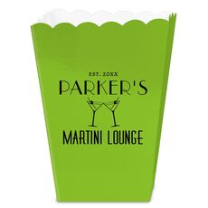 Martini Lounge Mini Popcorn Boxes