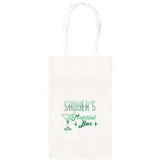 Retro Martini Bar Medium Twisted Handled Bags