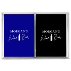 Wine Bar Double Deck Playing Cards