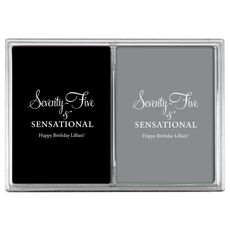 Seventy-Five & Sensational Double Deck Playing Cards