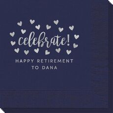 Confetti Hearts Celebrate Napkins