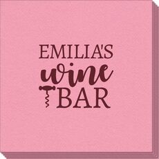 Corkscrew Wine Bar Linen Like Napkins
