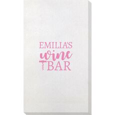 Corkscrew Wine Bar Bamboo Luxe Guest Towels