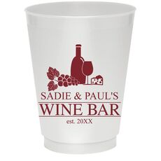 Time to Wine Down Colored Shatterproof Cups