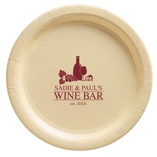 Time to Wine Down Paper Plates