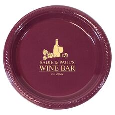 Time to Wine Down Plastic Plates