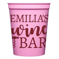 Corkscrew Wine Bar Stadium Cups