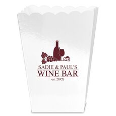 Time to Wine Down Mini Popcorn Boxes
