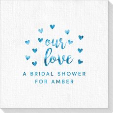 Confetti Hearts Our Love Deville Napkins