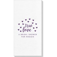 Confetti Hearts True Love Deville Guest Towels