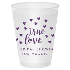 Confetti Hearts True Love Shatterproof Cups