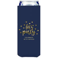 Confetti Hearts Let's Party Collapsible Slim Huggers