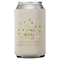 Confetti Hearts Our Day Collapsible Huggers
