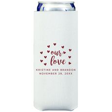 Confetti Hearts Our Love Collapsible Slim Huggers