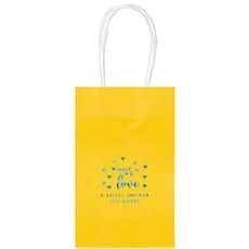 Confetti Hearts Our Love Medium Twisted Handled Bags