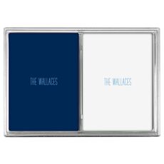 Simple Name Double Deck Playing Cards