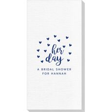 Confetti Hearts Her Day Deville Guest Towels