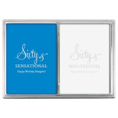Sixty & Sensational Double Deck Playing Cards