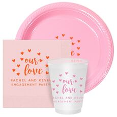 Confetti Hearts Our Love