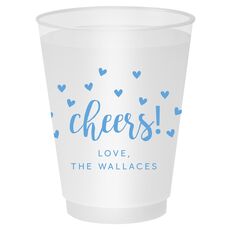 Confetti Hearts Cheers Shatterproof Cups