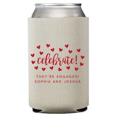 Confetti Hearts Celebrate Collapsible Huggers