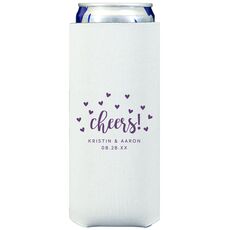 Confetti Hearts Cheers Collapsible Slim Huggers