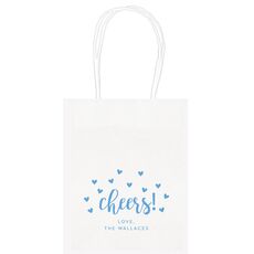 Confetti Hearts Cheers Mini Twisted Handled Bags