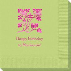 Floral Design Napkins